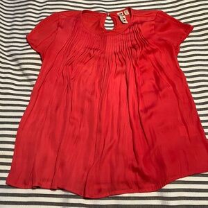 Anthropologie Dolan Left Coast pleated top